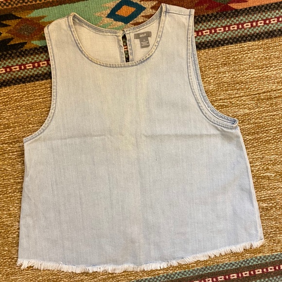 Aerie Chambray Tank Top - Picture 2 of 5
